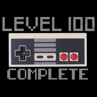 Level 100 Complete Retro Gamer 100th Birthday Drawstring Bag