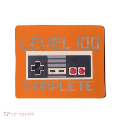 Level 100 Complete Retro Gamer 100th Birthday Mousepad