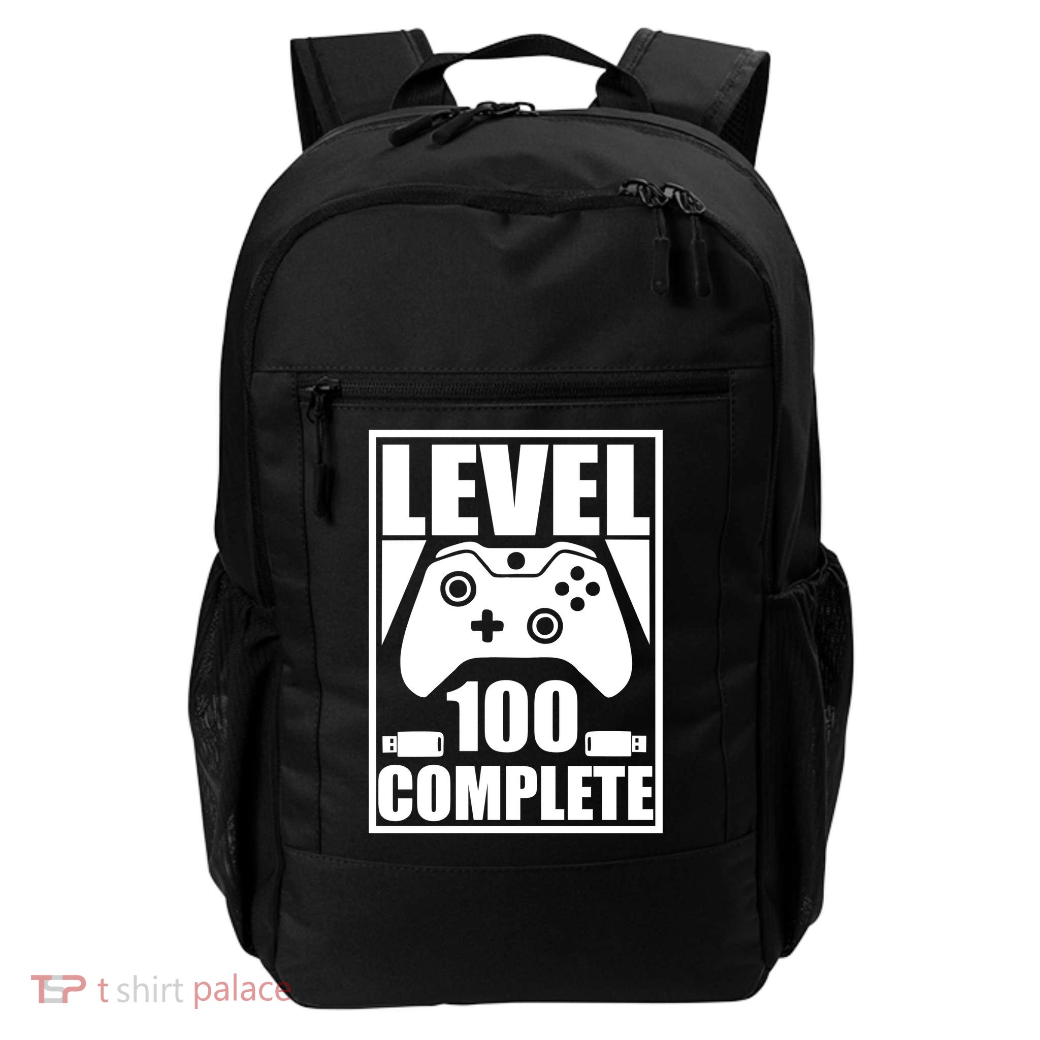 Level 100 Complete Video Gamer 100th Birthday Backpack