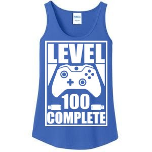 Level 100 Complete Video Gamer 100th Birthday Ladies Essential Tank