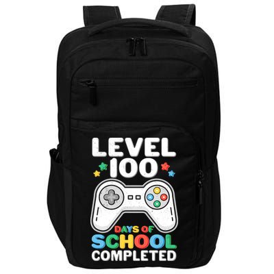 Level 100 Days Of School Completed Gamer Impact Tech Backpack