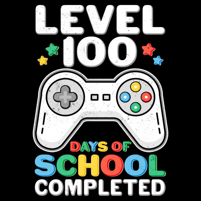Level 100 Days Of School Completed Gamer Impact Tech Backpack