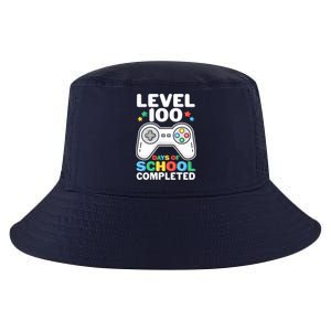 Level 100 Days Of School Completed Gamer Cool Comfort Performance Bucket Hat