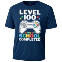 Level 100 Days Of School Completed Gamer Cooling Performance Crew T-Shirt