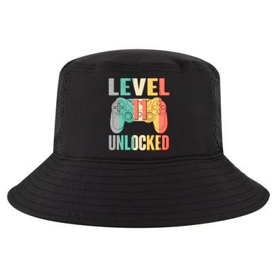 Level 11 Unlocked 11th Birthday Cool Comfort Performance Bucket Hat