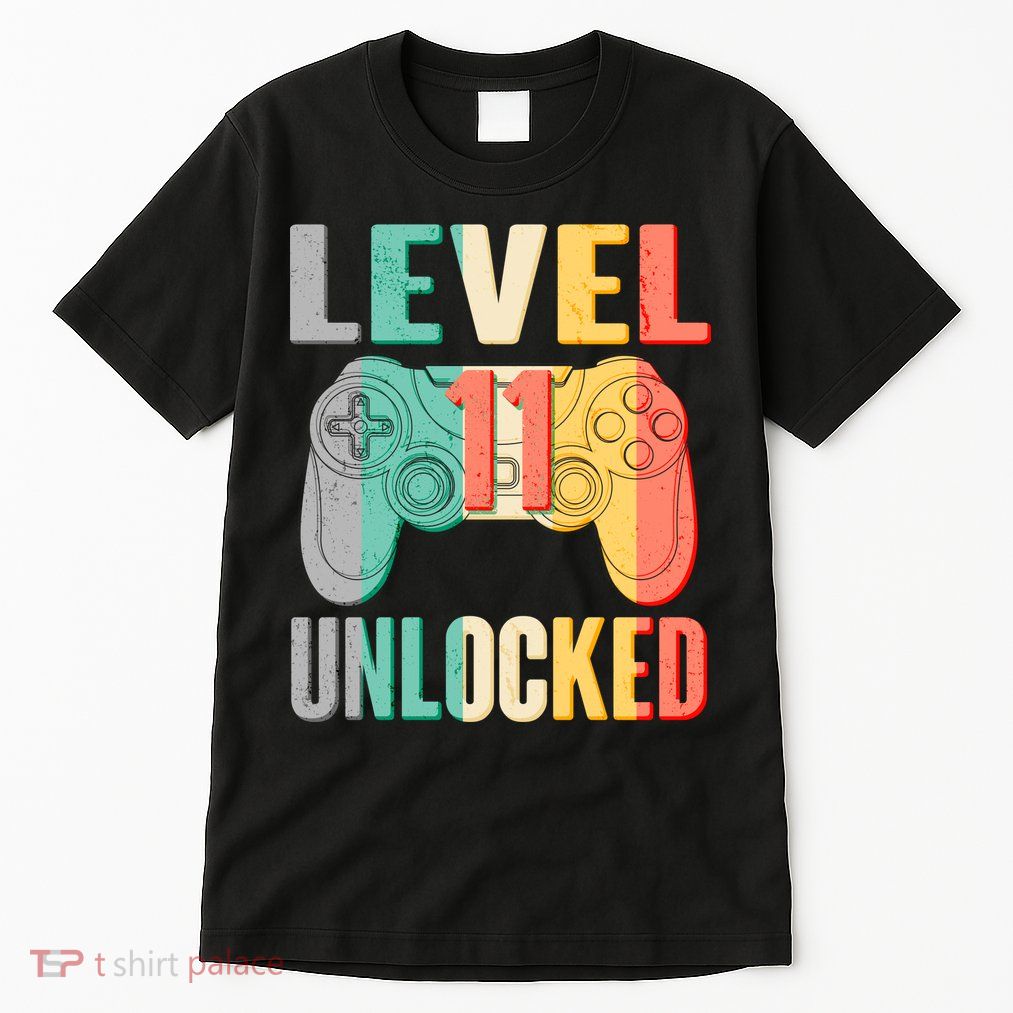 Level 11 Unlocked 11th Birthday Tall T-Shirt