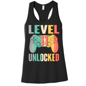 Level 11 Unlocked 11th Birthday Women's Racerback Tank