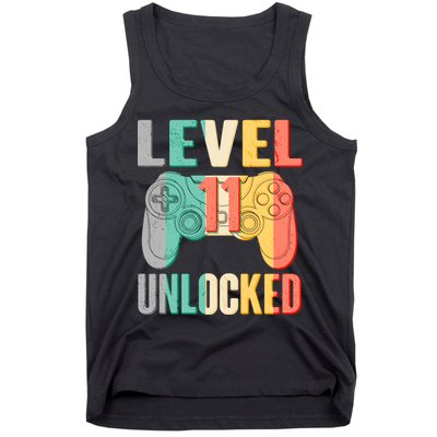 Level 11 Unlocked 11th Birthday Tank Top