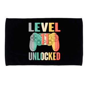 Level 11 Unlocked 11th Birthday Microfiber Hand Towel