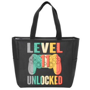 Level 11 Unlocked 11th Birthday Zip Tote Bag