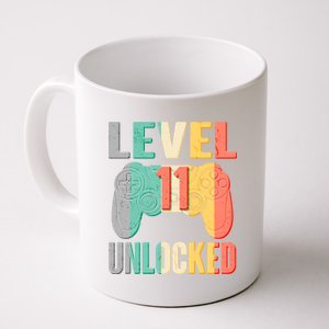 Level 11 Unlocked 11th Birthday Coffee Mug