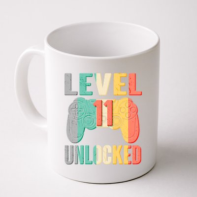 Level 11 Unlocked 11th Birthday Coffee Mug