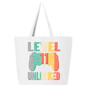 Level 11 Unlocked 11th Birthday 25L Jumbo Tote