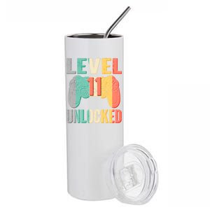 Level 11 Unlocked 11th Birthday Stainless Steel Tumbler