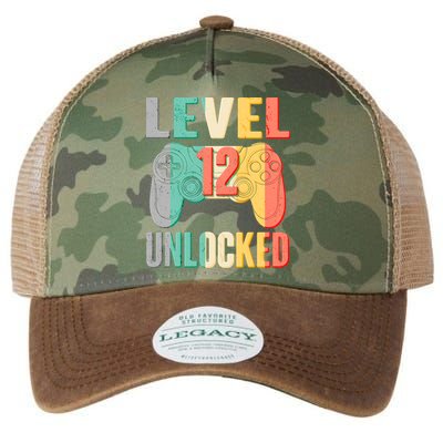 Level 12 Unlocked Twelve Years Old  Legacy Tie Dye Trucker Hat