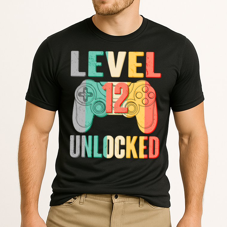 Level 12 Unlocked Twelve Years Old  Performance Shirt