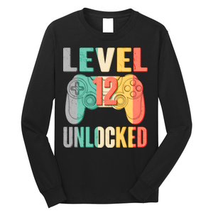 Level 12 Unlocked Twelve Years Old  Long Sleeve Shirt