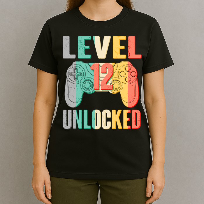 Level 12 Unlocked Twelve Years Old  T-Shirt