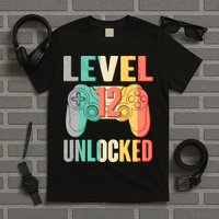 Level 12 Unlocked Twelve Years Old  T-Shirt