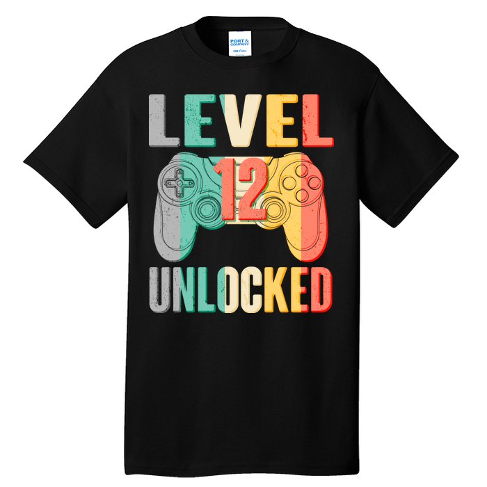 Level 12 Unlocked Twelve Years Old  Tall T-Shirt