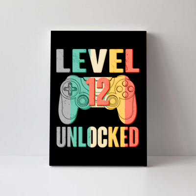 Level 12 Unlocked Twelve Years Old  Canvas