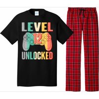 Level 12 Unlocked Twelve Years Old  Pajama Set