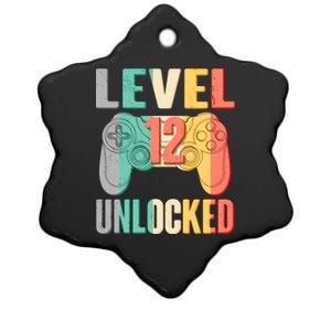 Level 12 Unlocked Twelve Years Old  Ceramic Star Ornament