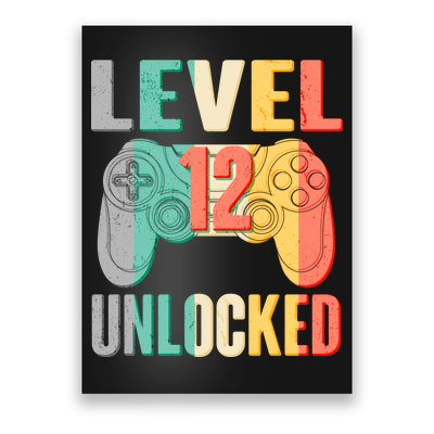 Level 12 Unlocked Twelve Years Old  Poster