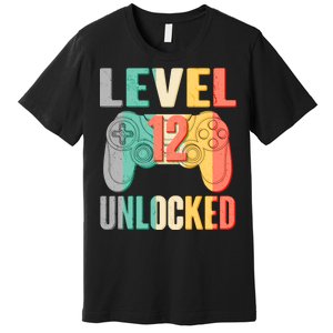 Level 12 Unlocked Twelve Years Old  Premium T-Shirt