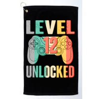 Level 12 Unlocked Twelve Years Old  Golf Towel