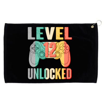 Level 12 Unlocked Twelve Years Old  Grommeted Golf Towel