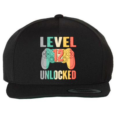 Level 12 Unlocked Twelve Years Old  Wool Snapback Cap