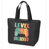 Level 12 Unlocked Twelve Years Old  Zip Tote Bag