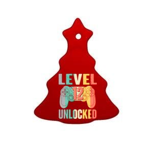 Level 12 Unlocked Twelve Years Old  Ceramic Tree Ornament