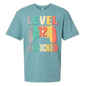 Level 12 Unlocked Twelve Years Old  Sueded Cloud Jersey T-Shirt