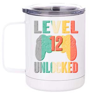 Level 12 Unlocked Twelve Years Old  12 oz Stainless Steel Tumbler Cup