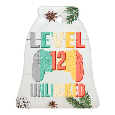 Level 12 Unlocked Twelve Years Old  Ceramic Bell Ornament