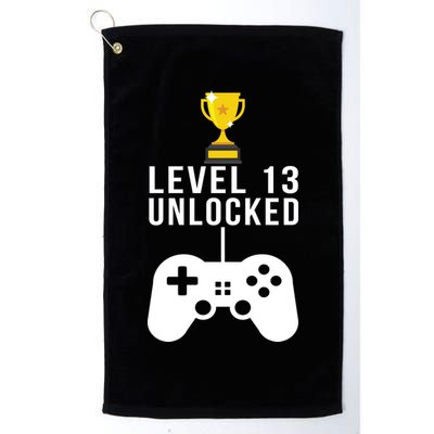 Level 13 Unlocked Official Teenager Golf Towel