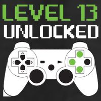 Level 13 Unlocked Teenager 7 Panel Mesh Trucker Snapback Hat