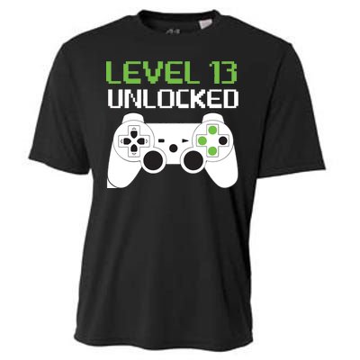 Level 13 Unlocked Teenager Cooling Performance Crew T-Shirt