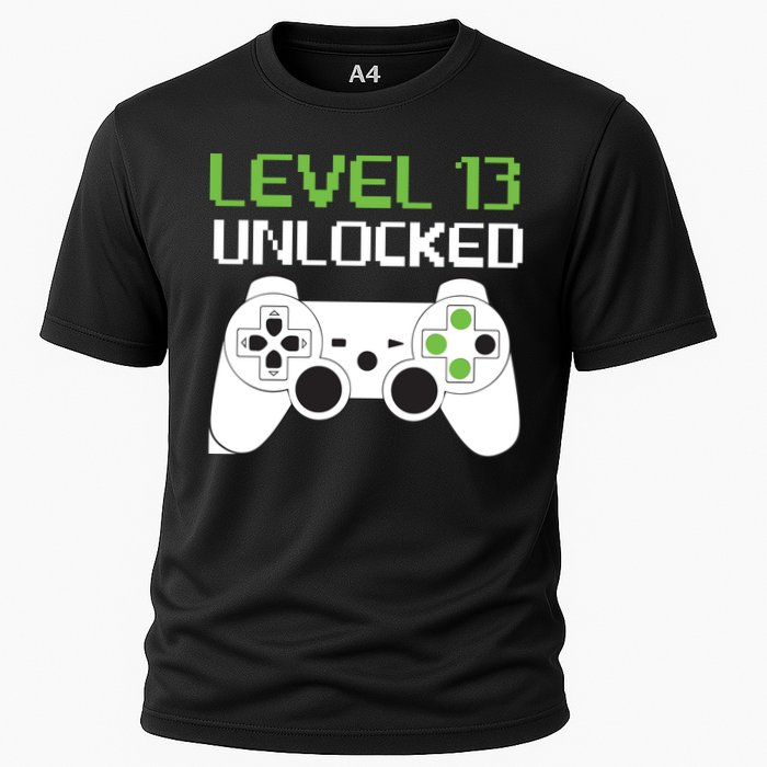 Level 13 Unlocked Teenager Cooling Performance Crew T-Shirt