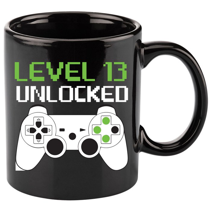 Level 13 Unlocked Teenager 11oz C Handle Ceramic Mug