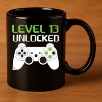 Level 13 Unlocked Teenager 11oz C Handle Ceramic Mug