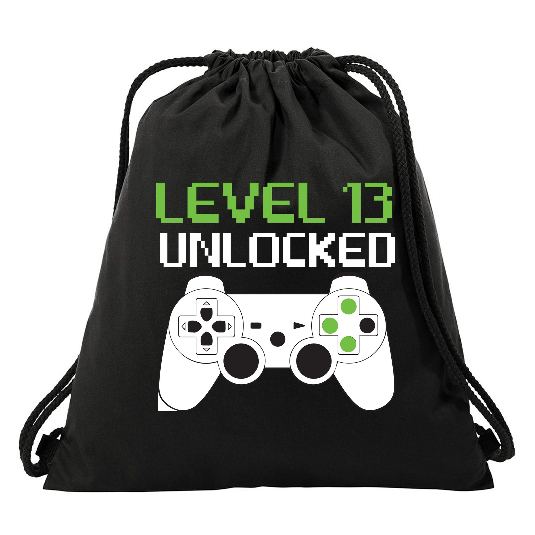 Level 13 Unlocked Teenager Drawstring Bag