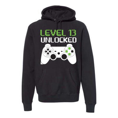 Level 13 Unlocked Teenager Premium Hoodie