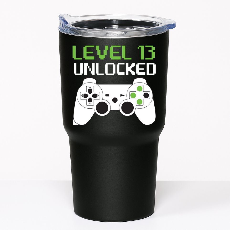 Level 13 Unlocked Teenager Tumbler