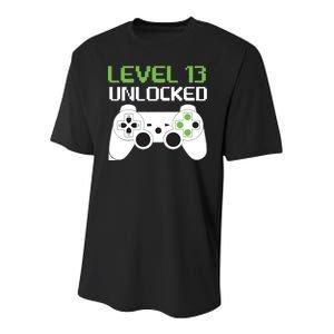 Level 13 Unlocked Teenager Youth Performance Sprint T-Shirt