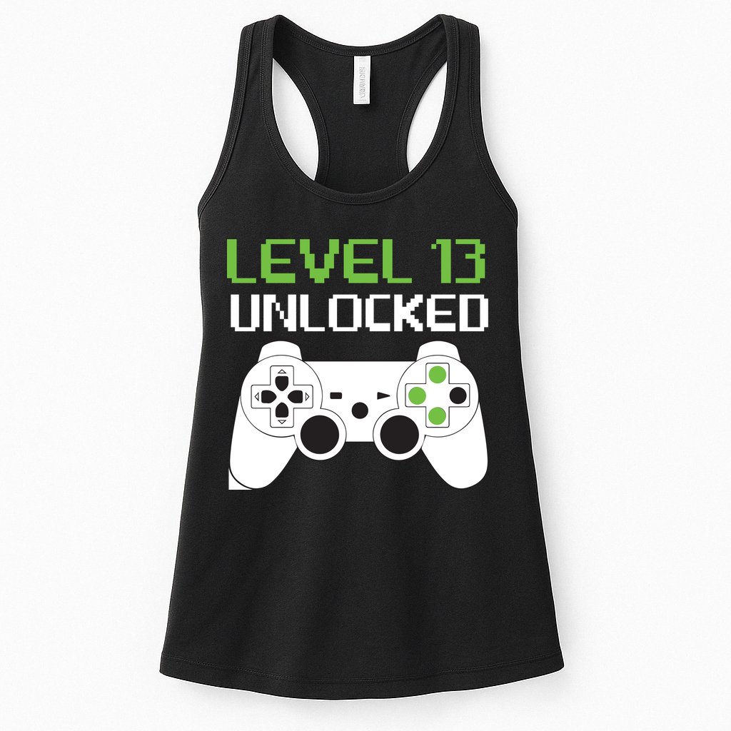 Level 13 Unlocked Teenager Womens Tank Top
