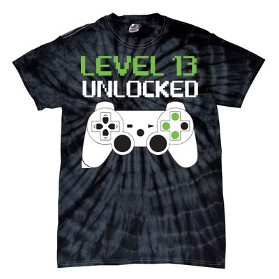 Level 13 Unlocked Teenager Tie-Dye T-Shirt