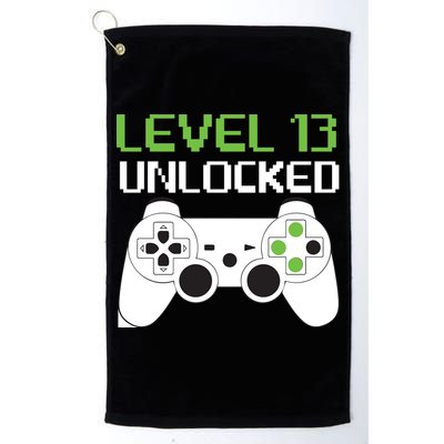 Level 13 Unlocked Teenager Golf Towel